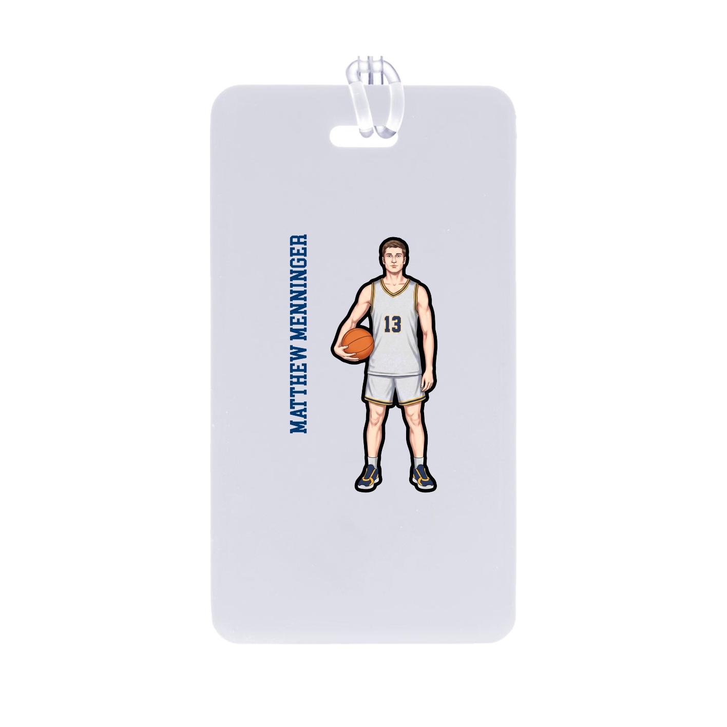 Bag Tag — Name Vertical in Classic