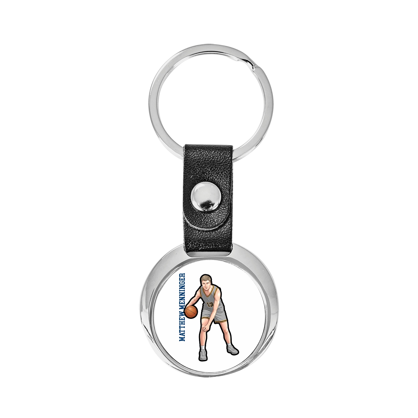 Key Chain — Name Vertical in Classic