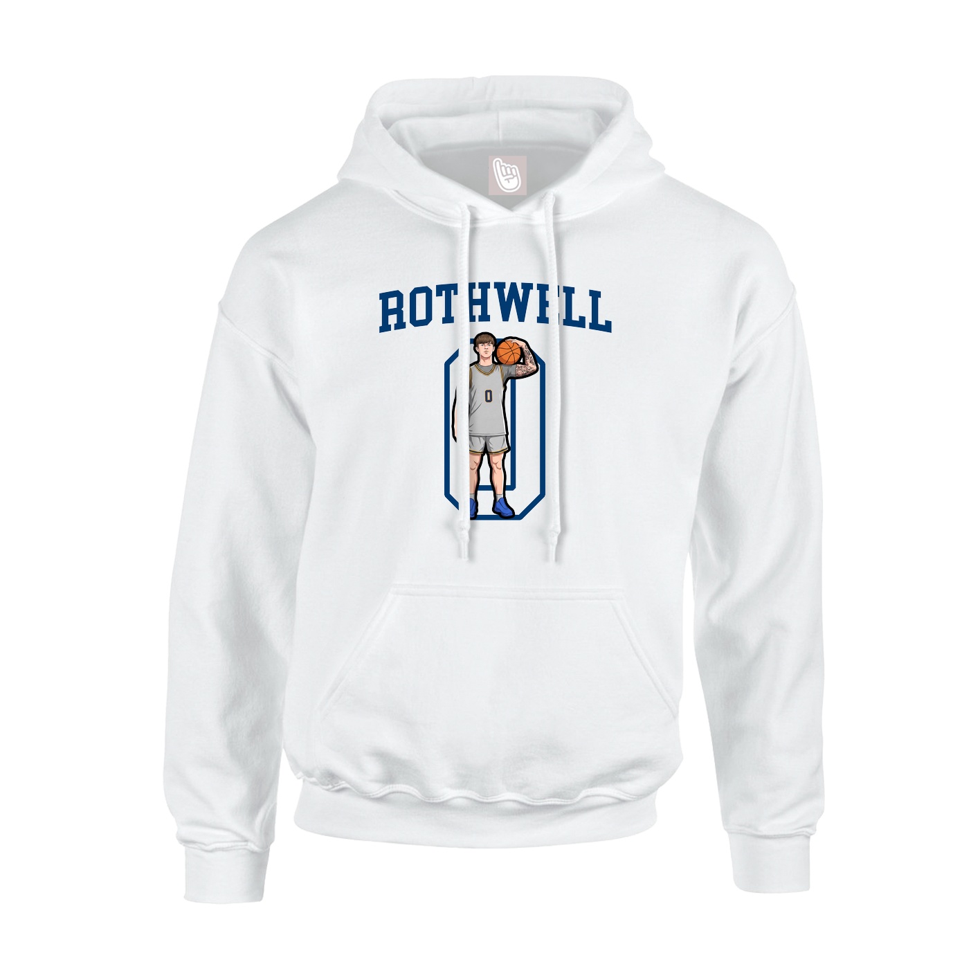 Youth Hoodie — Shirsey in White