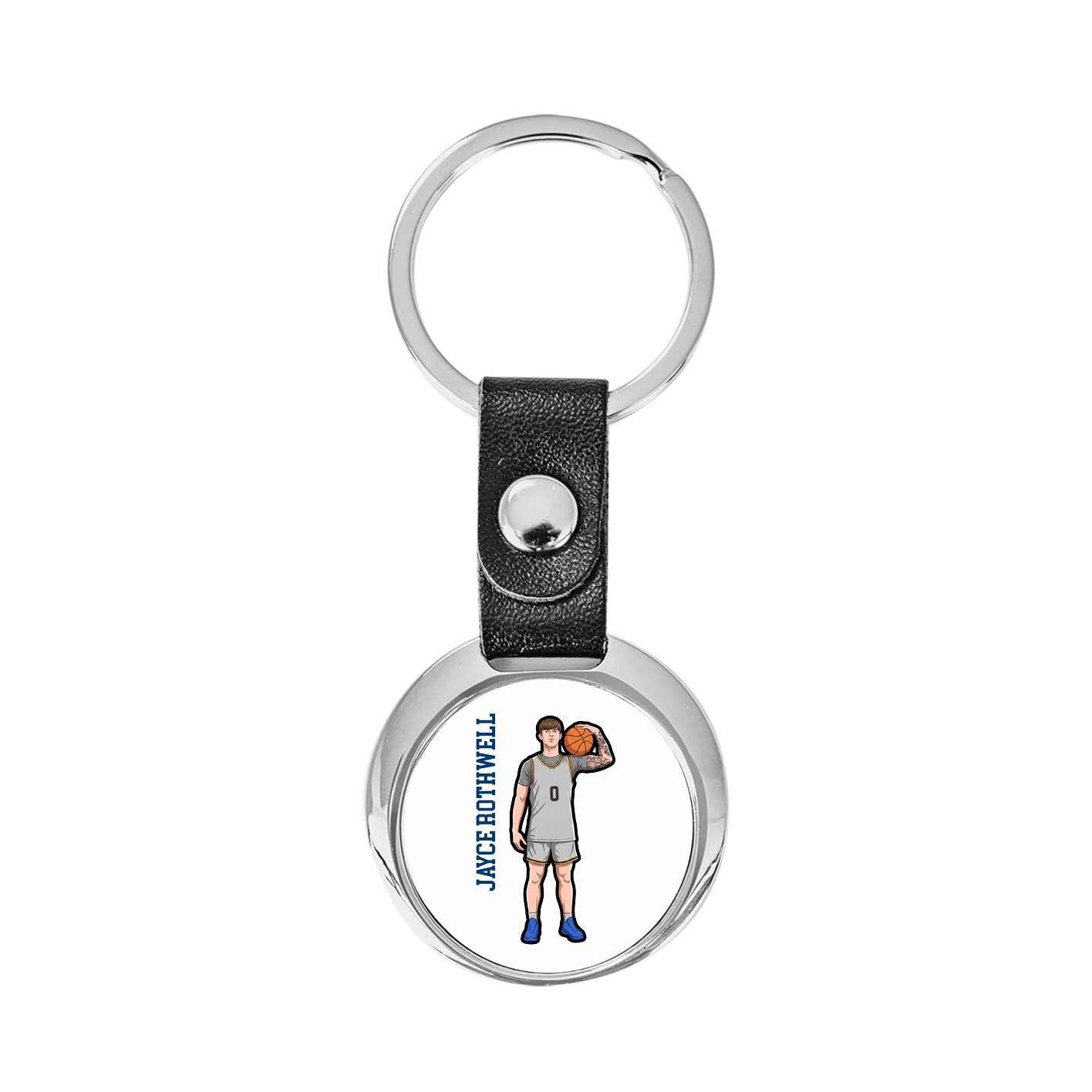 Key Chain — Name Vertical in Classic