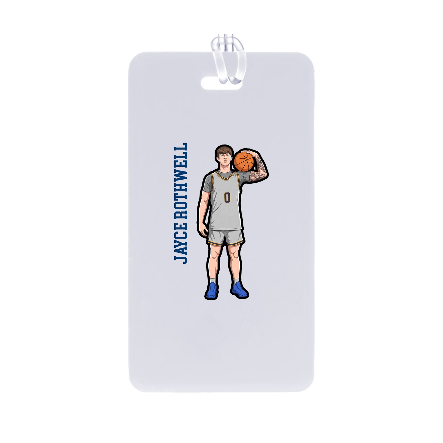 Bag Tag — Name Vertical in Classic