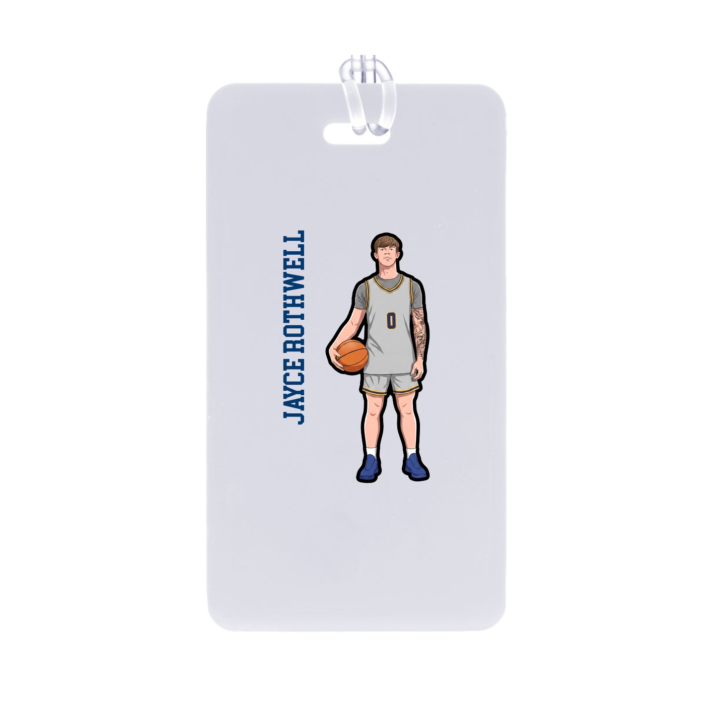 Bag Tag — Name Vertical in Classic