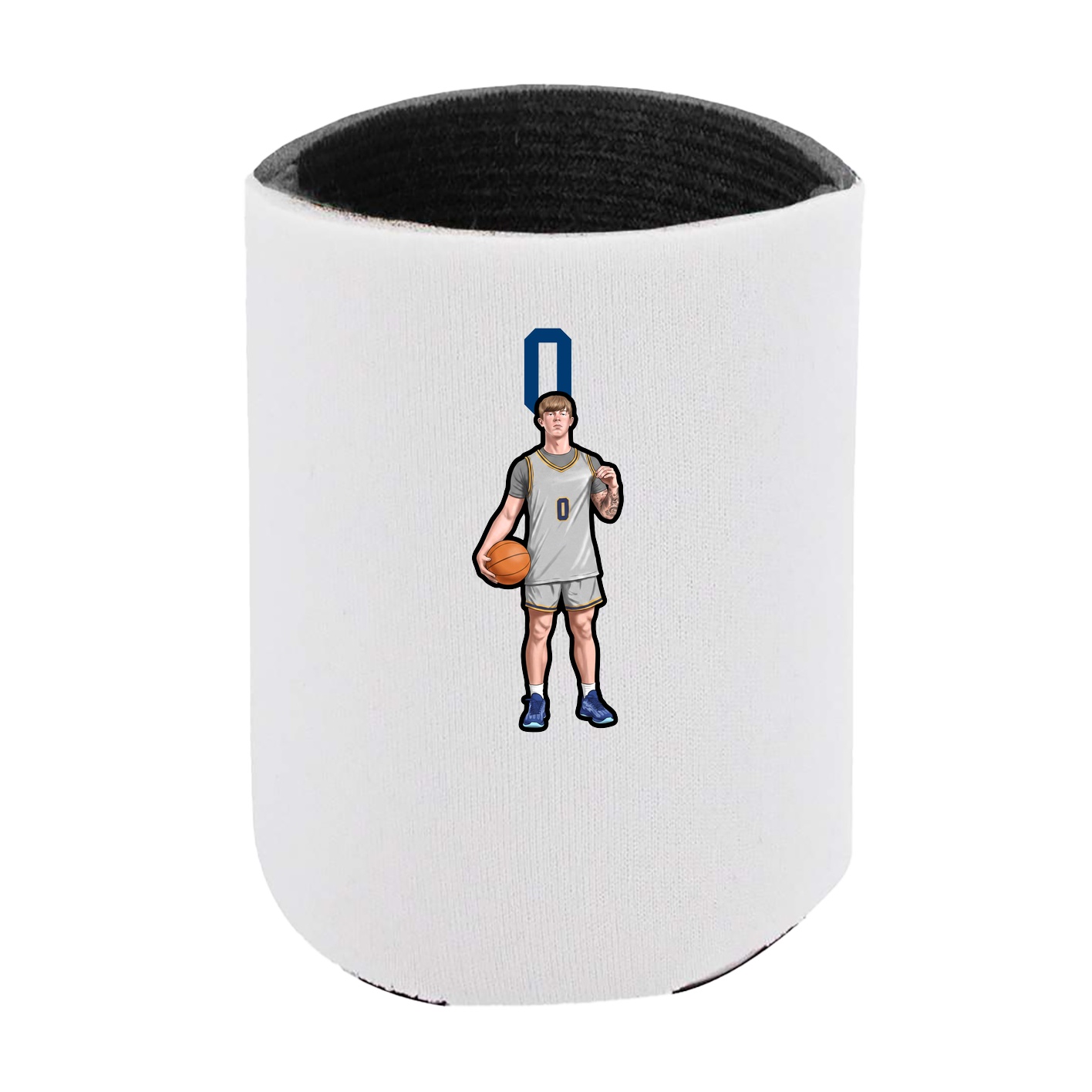 Can Holder — Number Top in White
