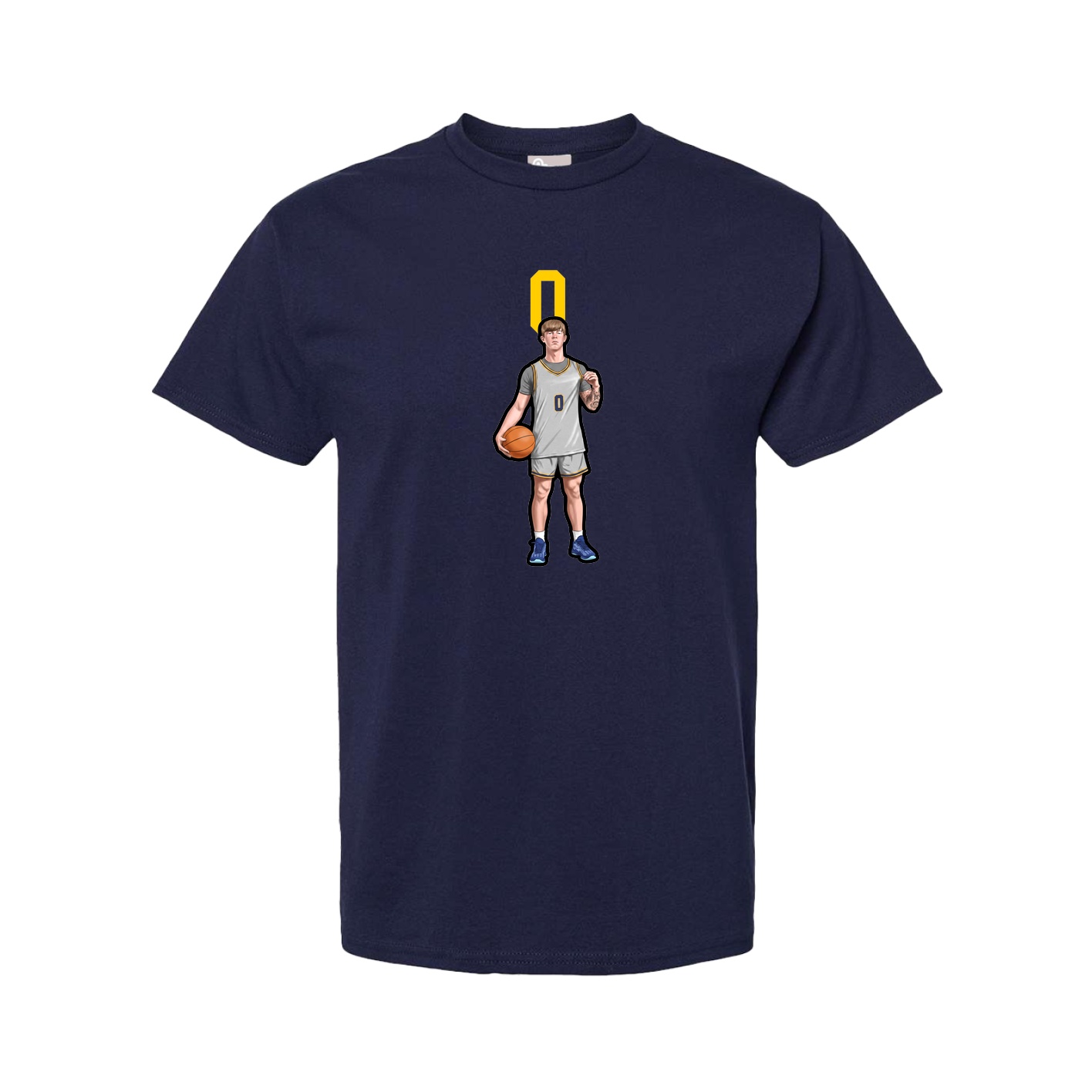 Tee — Number Top in Navy