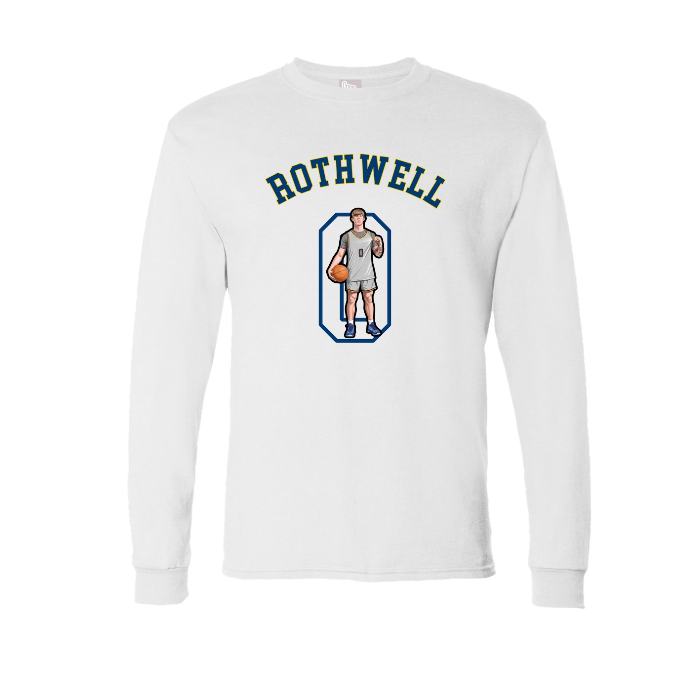Long Sleeve Tee — Shirsey Arch in White