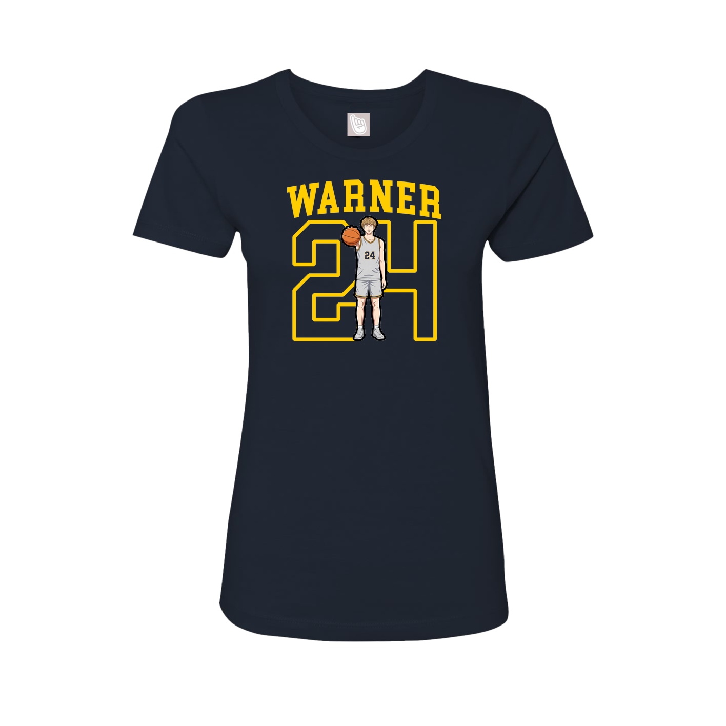 Fitted Women's Tee — Shirsey in Navy