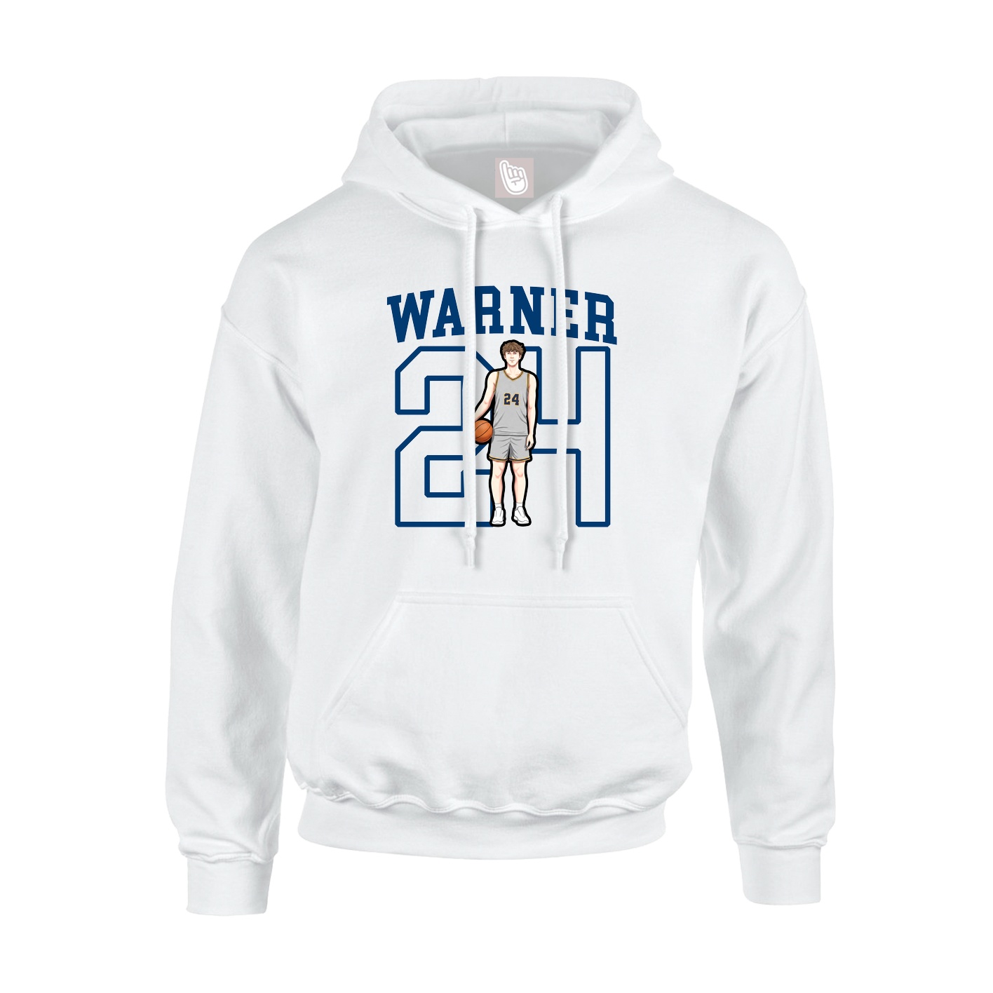 Hoodie — Shirsey in White