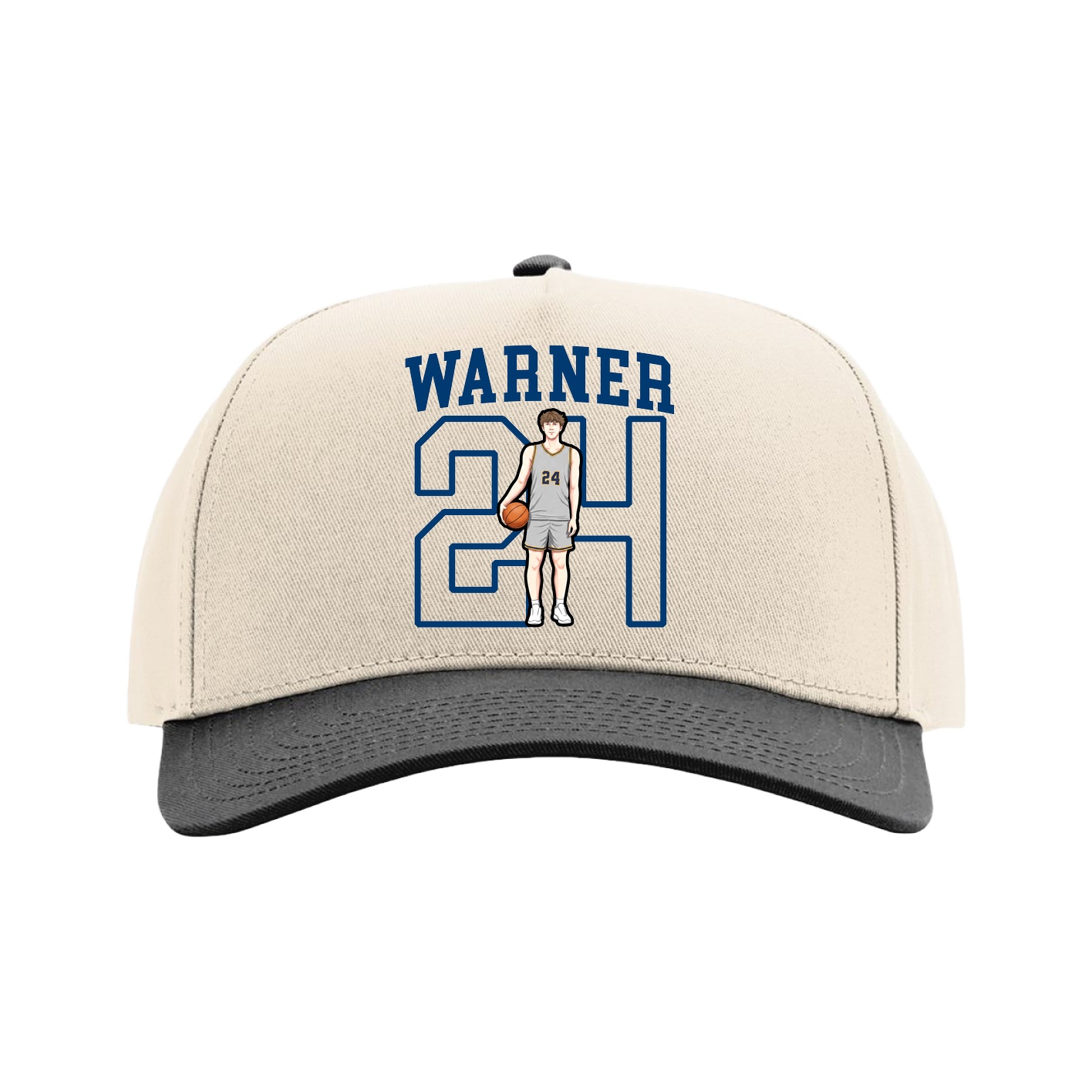 Full Fabric Five-Panel Champ Cap