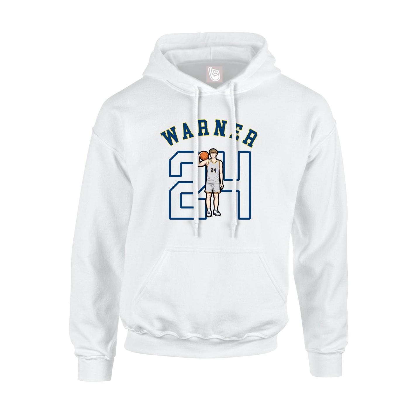Hoodie — Shirsey Arch in White