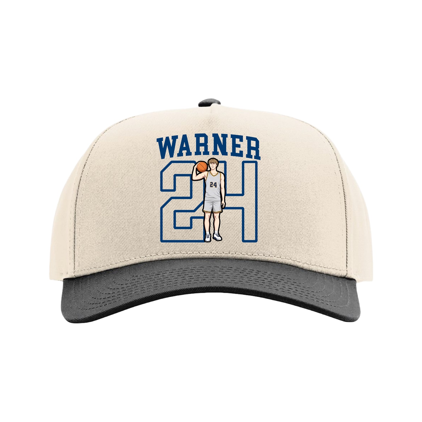 Full Fabric Five-Panel Champ Cap