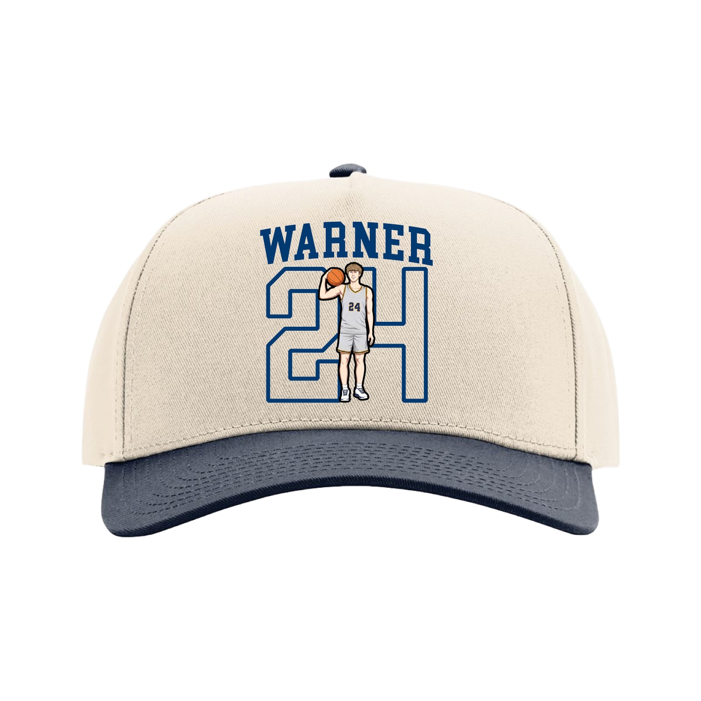Full Fabric Five-Panel Champ Cap