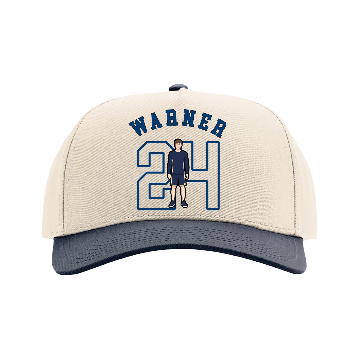 Full Fabric Five-Panel Champ Cap