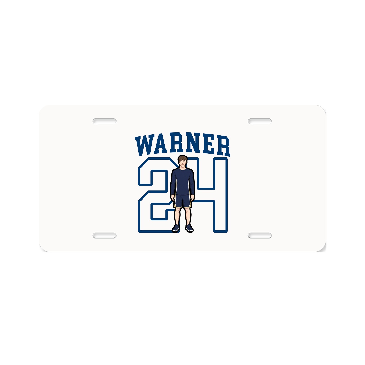 License Plate — Shirsey in Classic