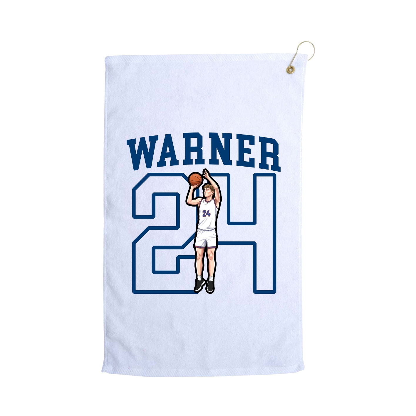 Golf Towel — Shirsey in White