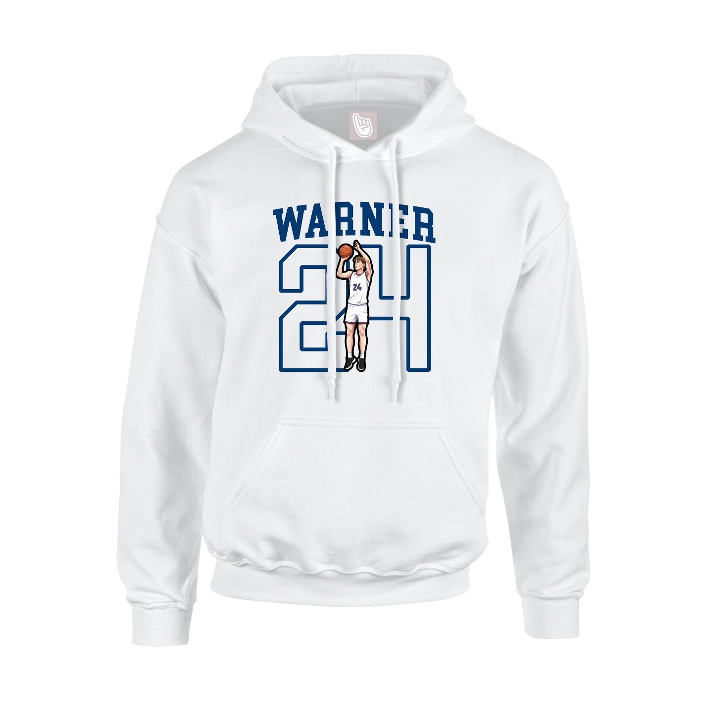 Hoodie — Shirsey in White