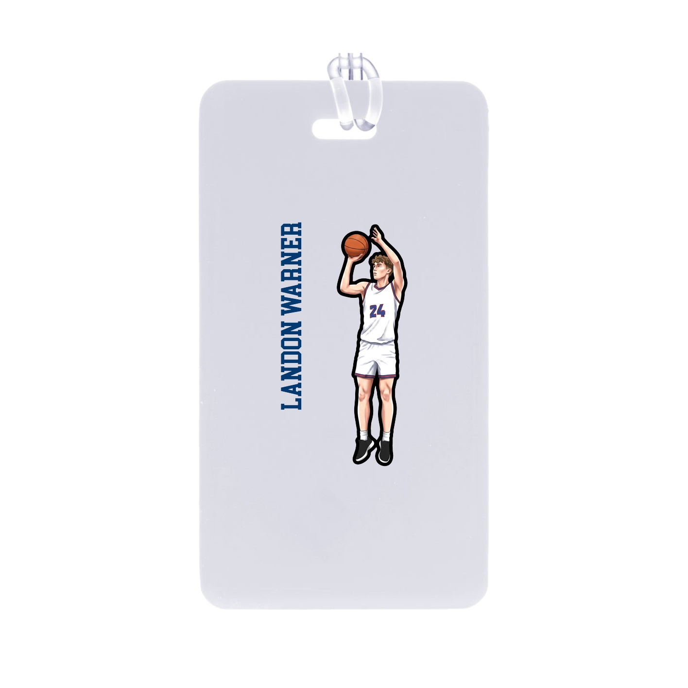 Bag Tag — Name Vertical in Classic