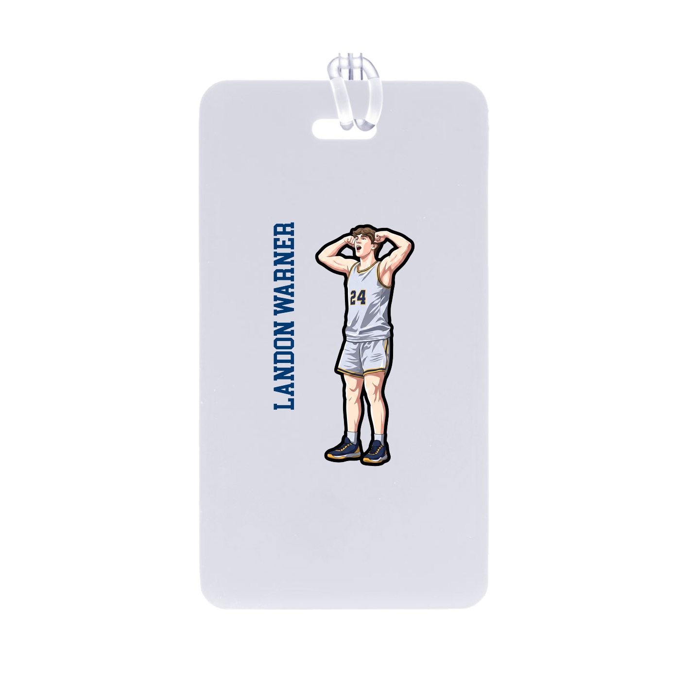 Bag Tag — Name Vertical in Classic