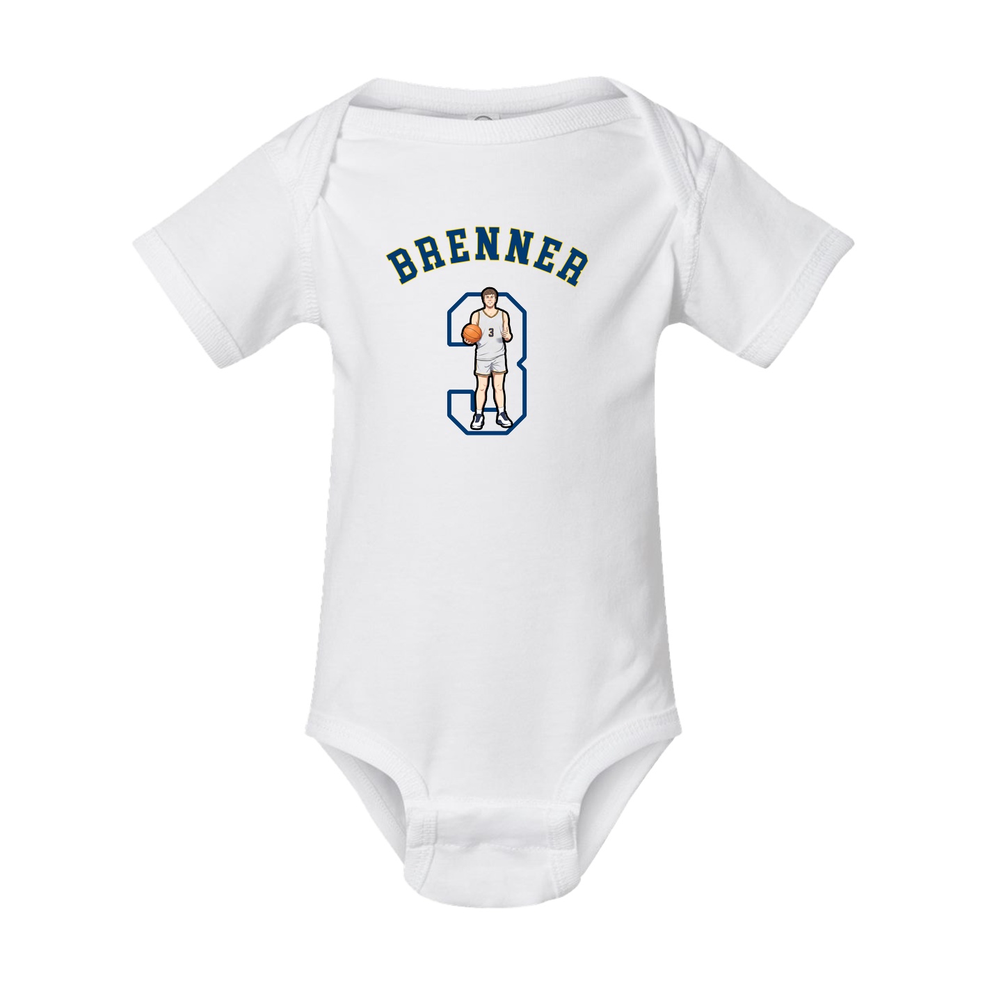 Baby Onesie — Shirsey Arch in White