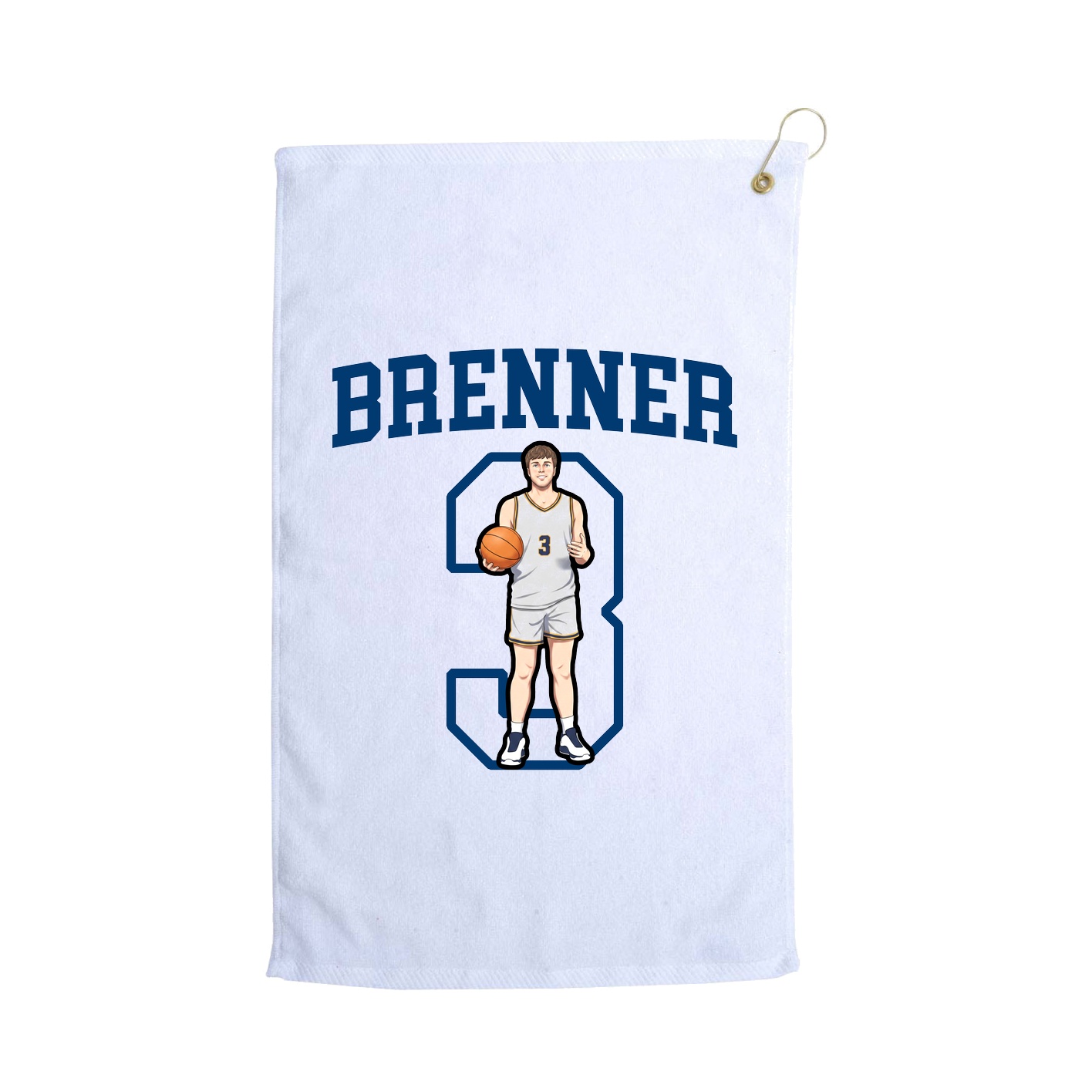 Golf Towel — Shirsey in White