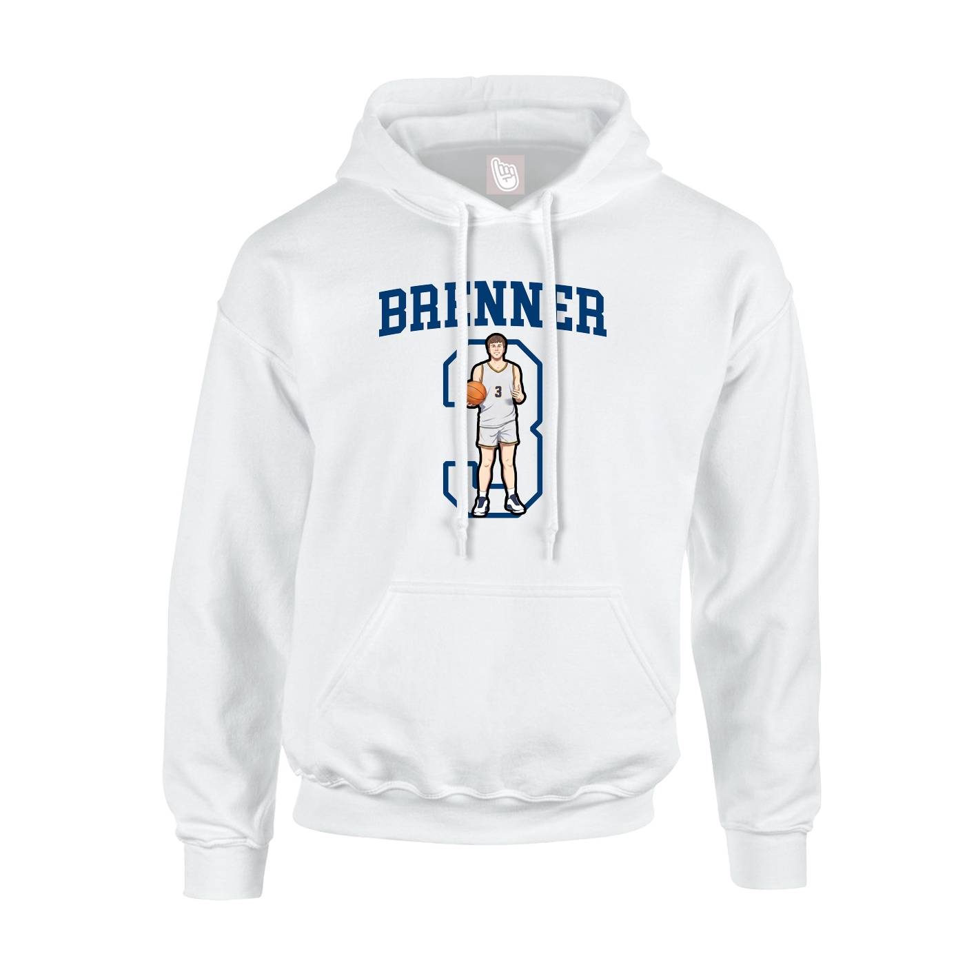 Hoodie — Shirsey in White
