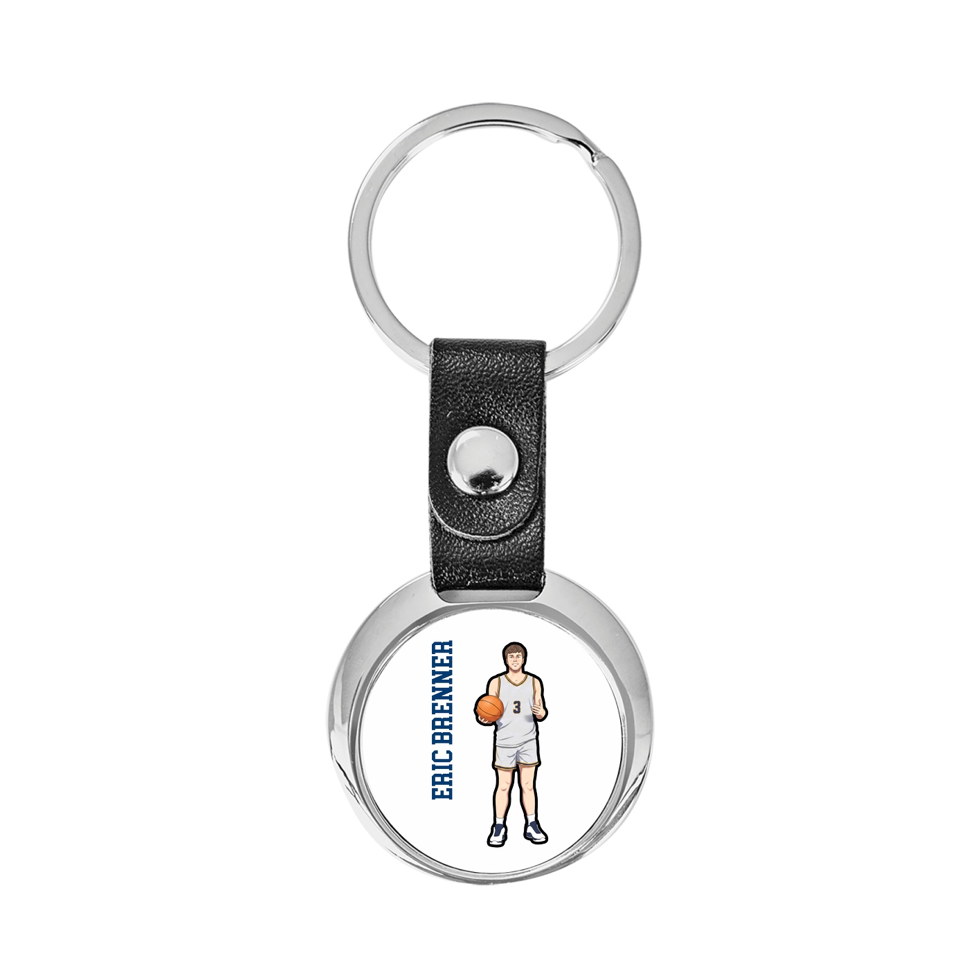 Key Chain — Name Vertical in Classic