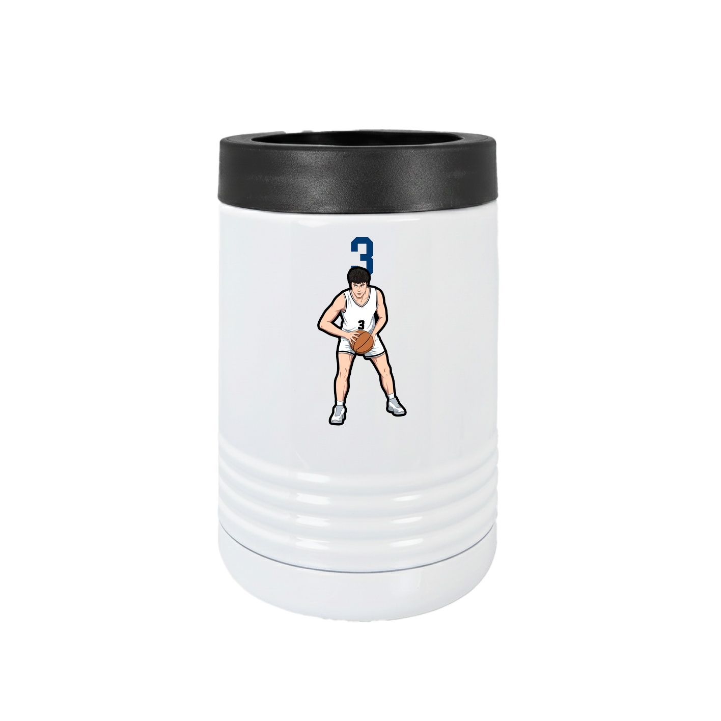 Beverage Holder — Number Top in White