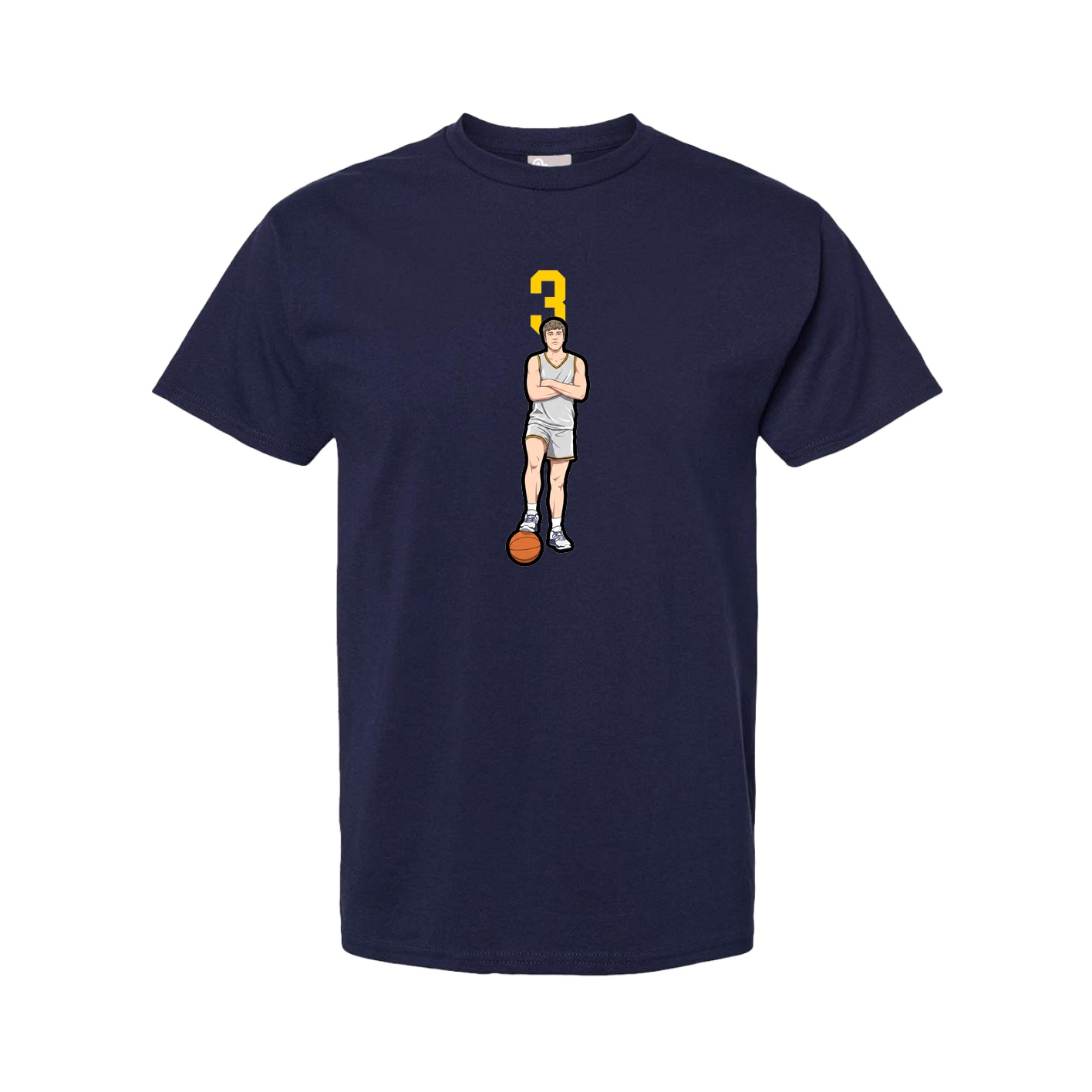 Youth Tee — Number Top in Navy
