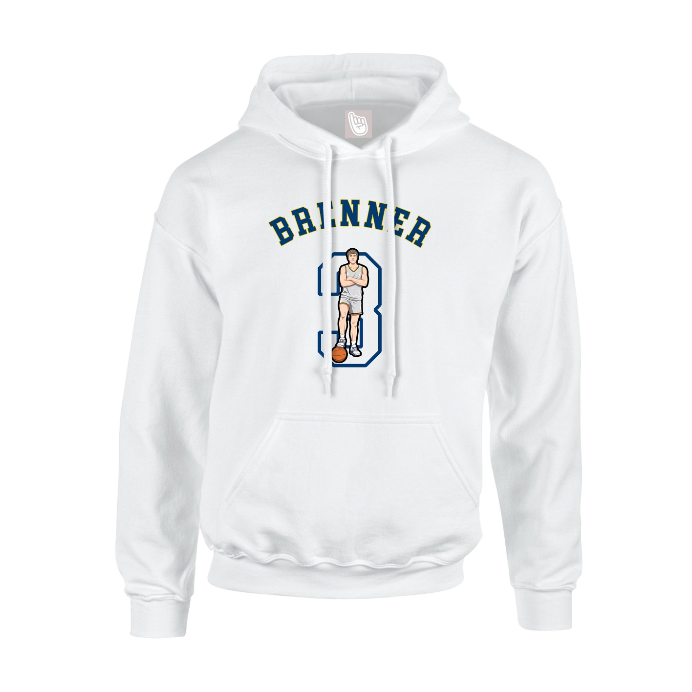 Hoodie — Shirsey Arch in White