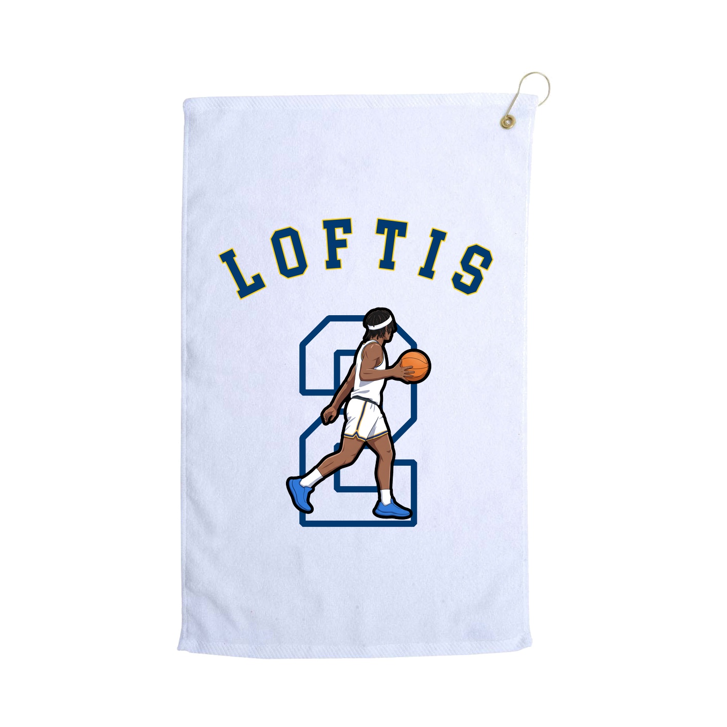 Golf Towel — Shirsey Arch in White