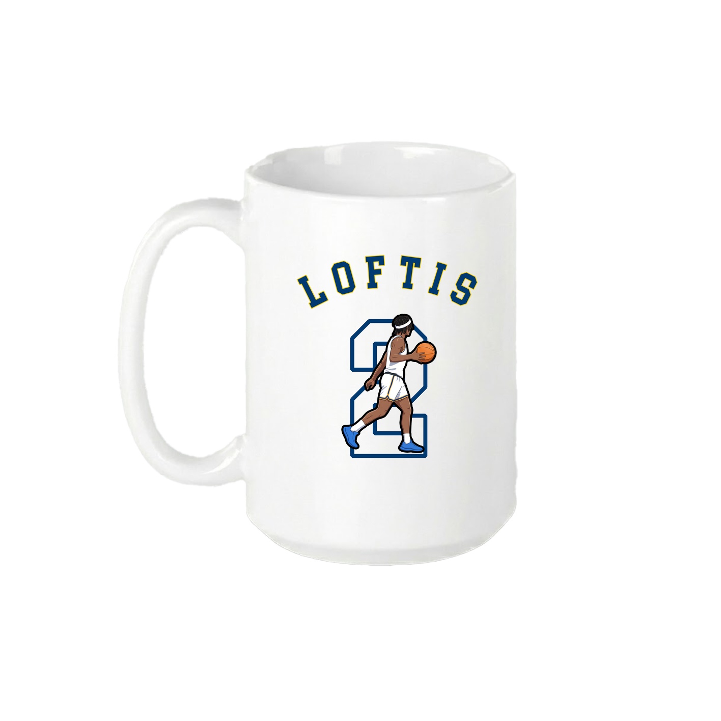15oz Coffee Mug — Shirsey Arch in White