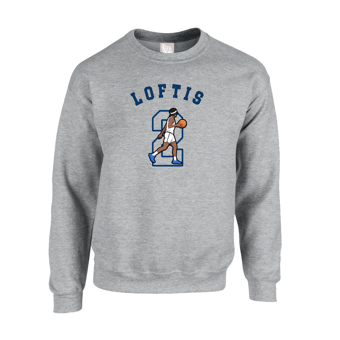 Fleece Crew — Shirsey Arch in Grey