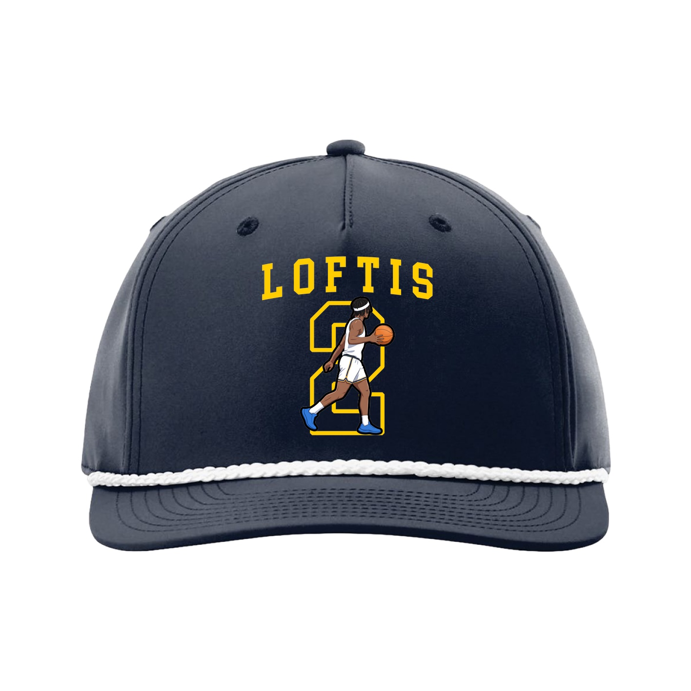 Five-Panel Classic Rope Cap — Shirsey in Navy