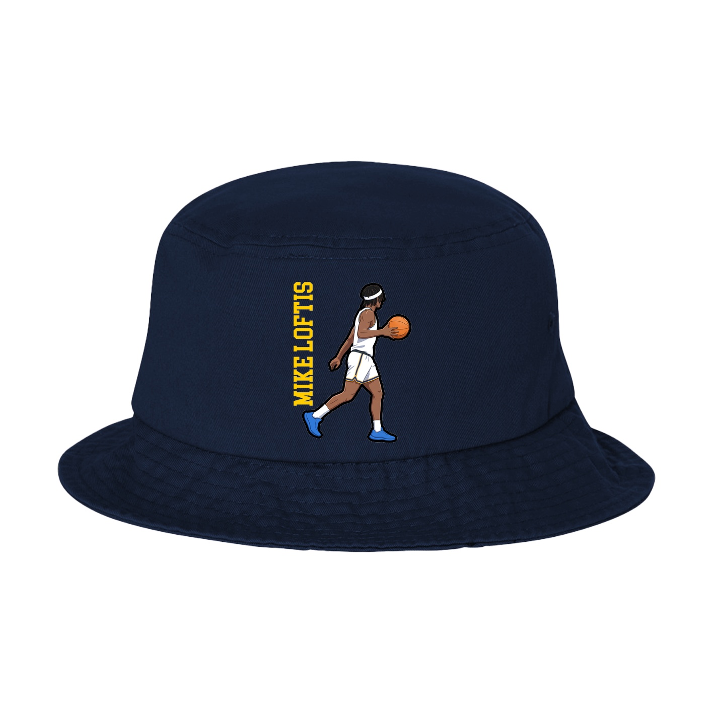 Bucket Cap — Name Vertical in Navy