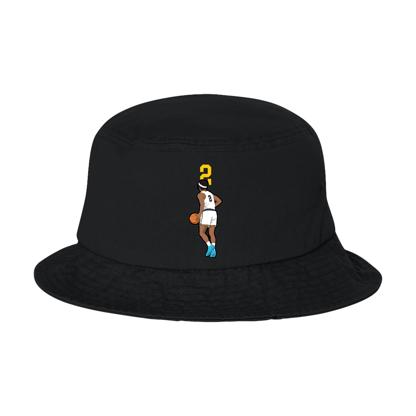 Bucket Cap — Number Top in Black