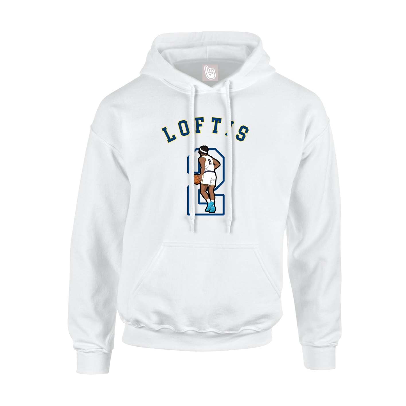 Youth Hoodie — Shirsey Arch in White