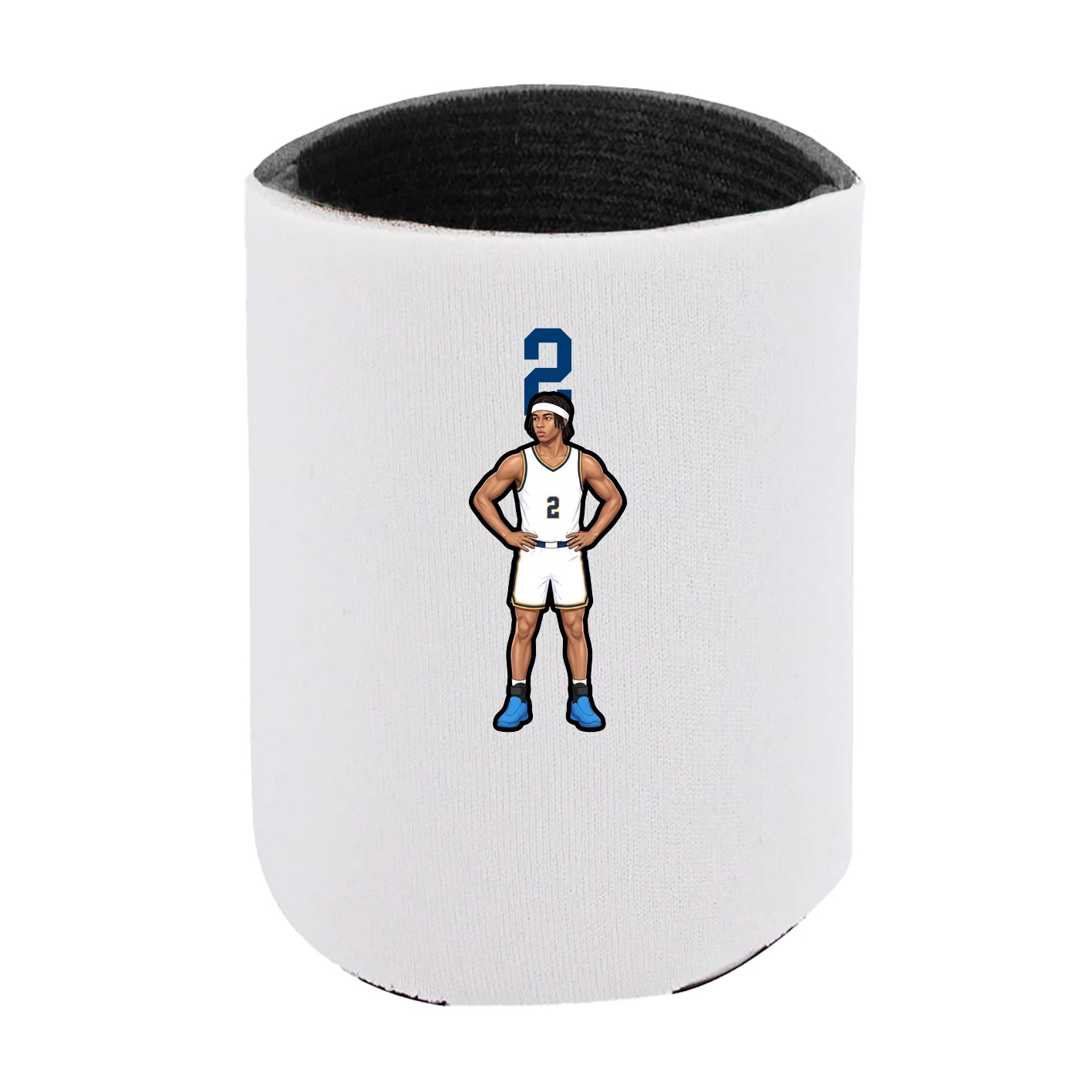 Can Holder — Number Top in White