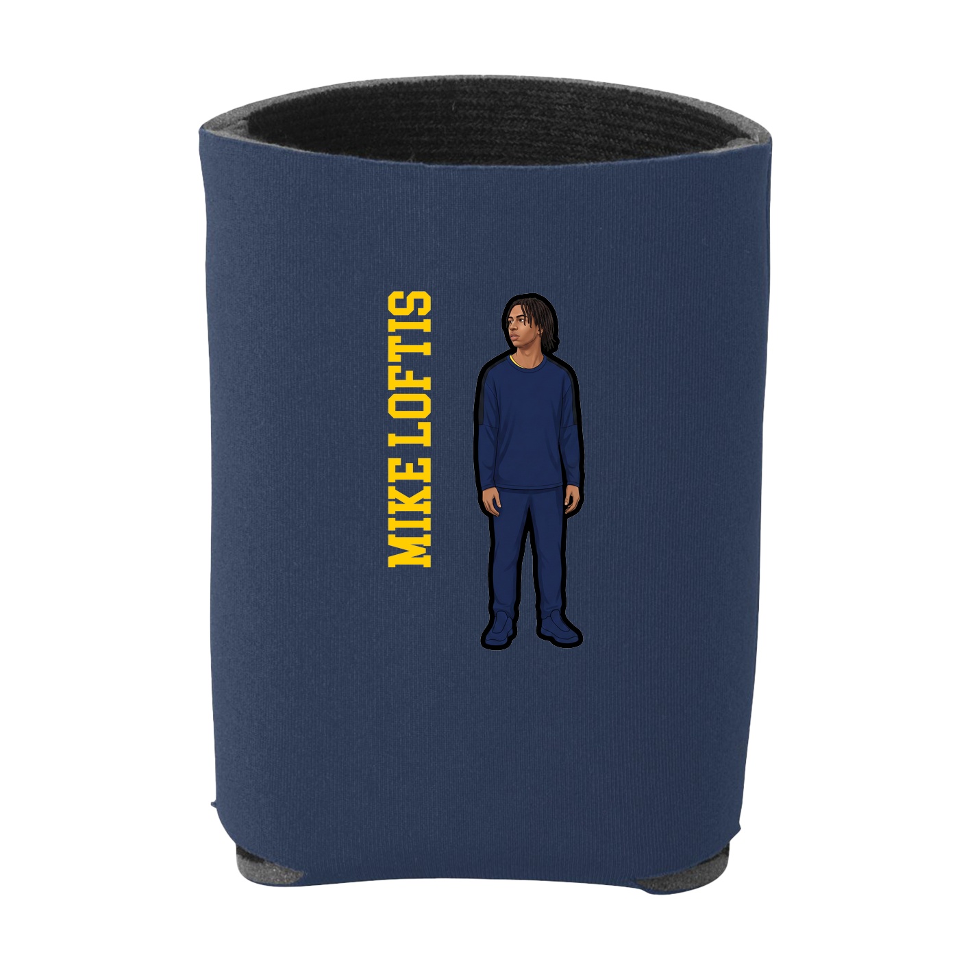 Can Holder — Name Vertical in Navy