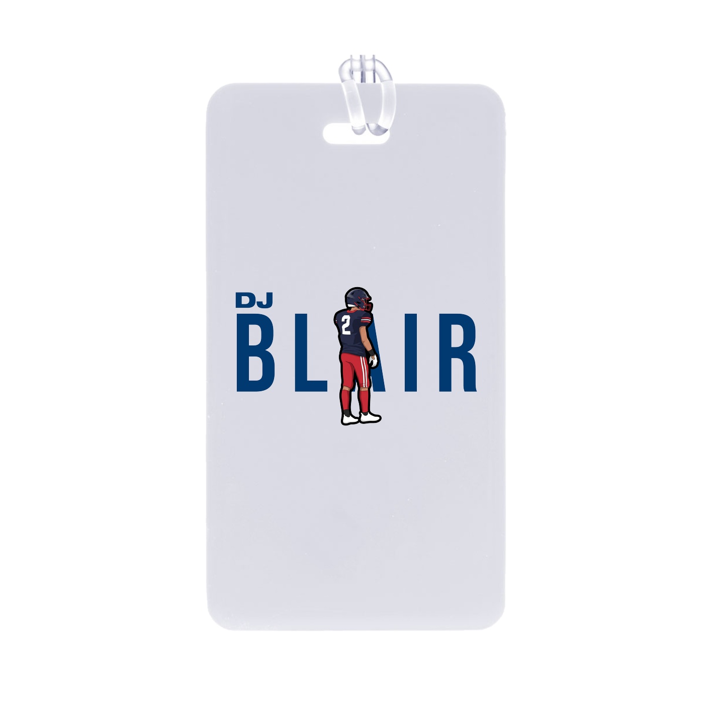 Bag Tag — Player Name in Classic