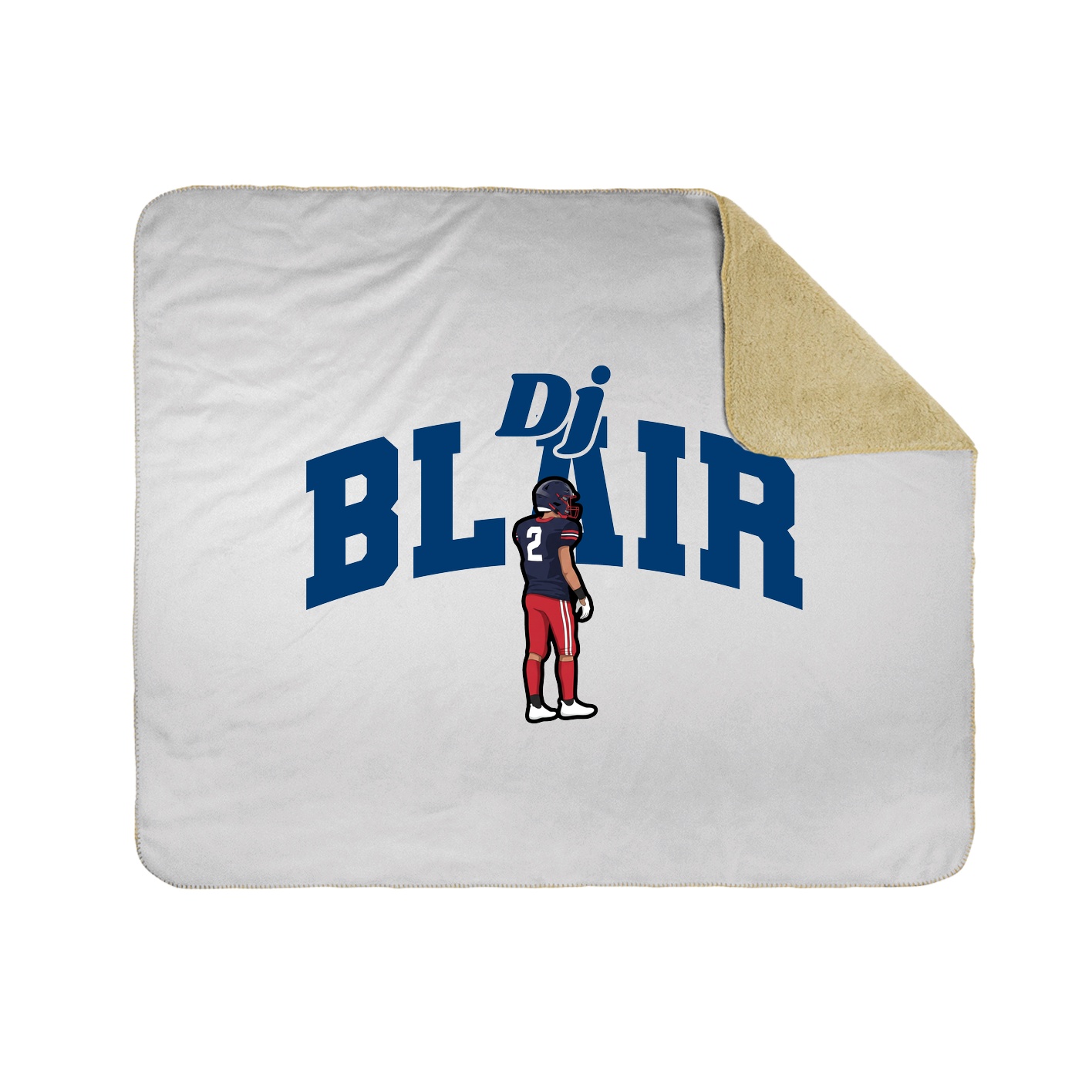 Throw Blanket — Signature Arch in White