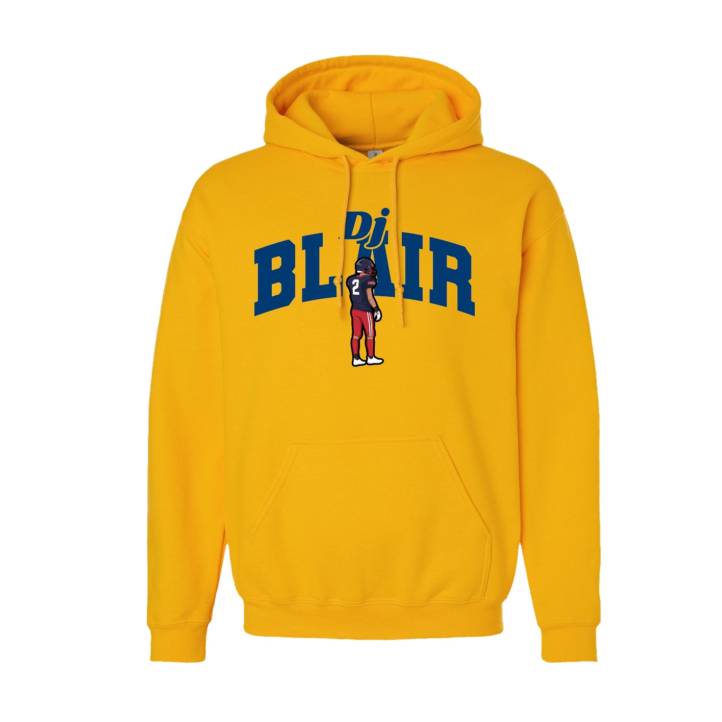 Youth Hoodie — Signature Arch in Gold