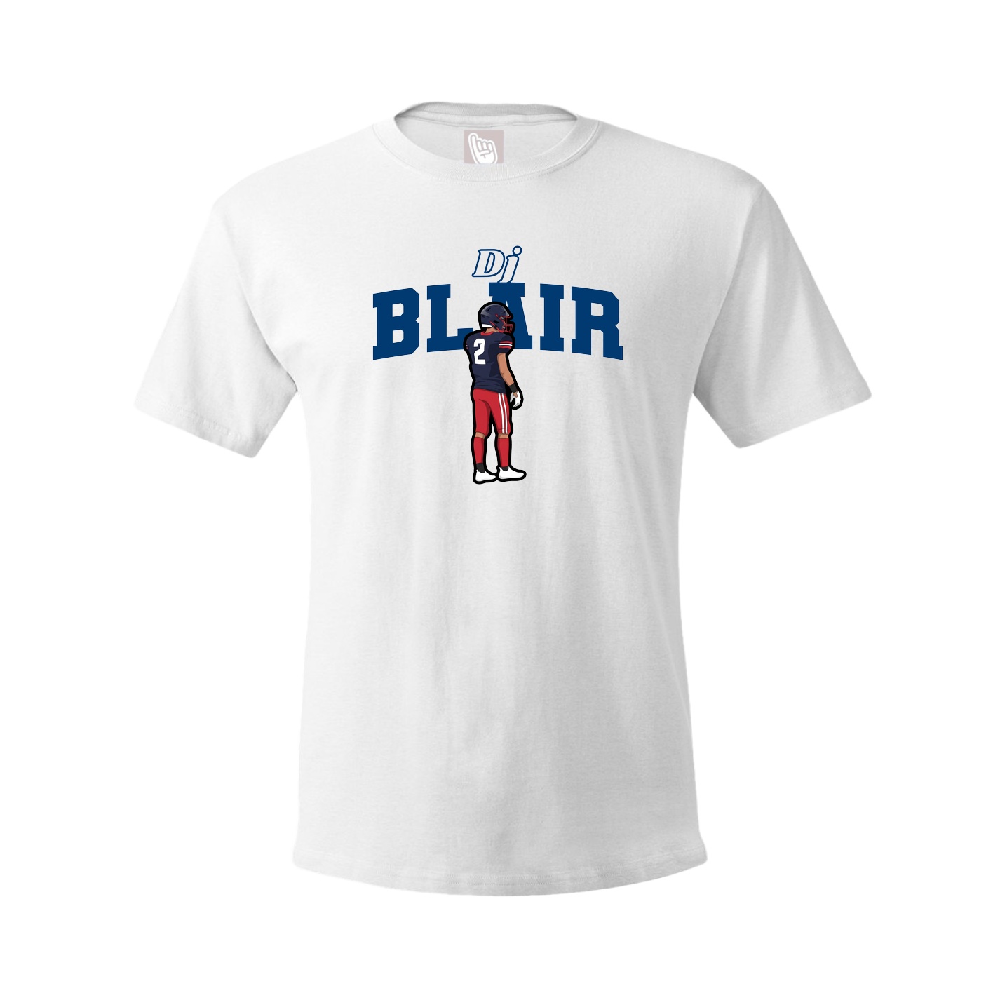 Tee — Name Arch in White