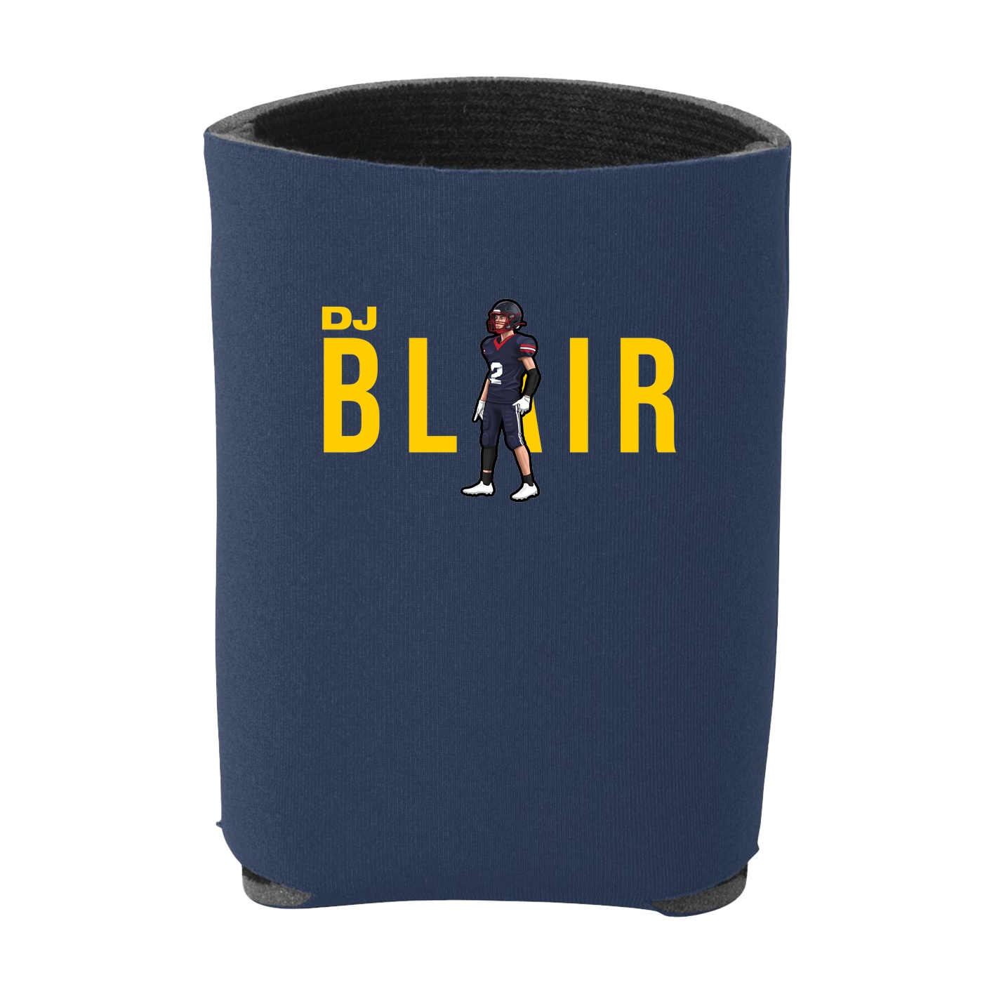 Can Holder — Player Name in Navy