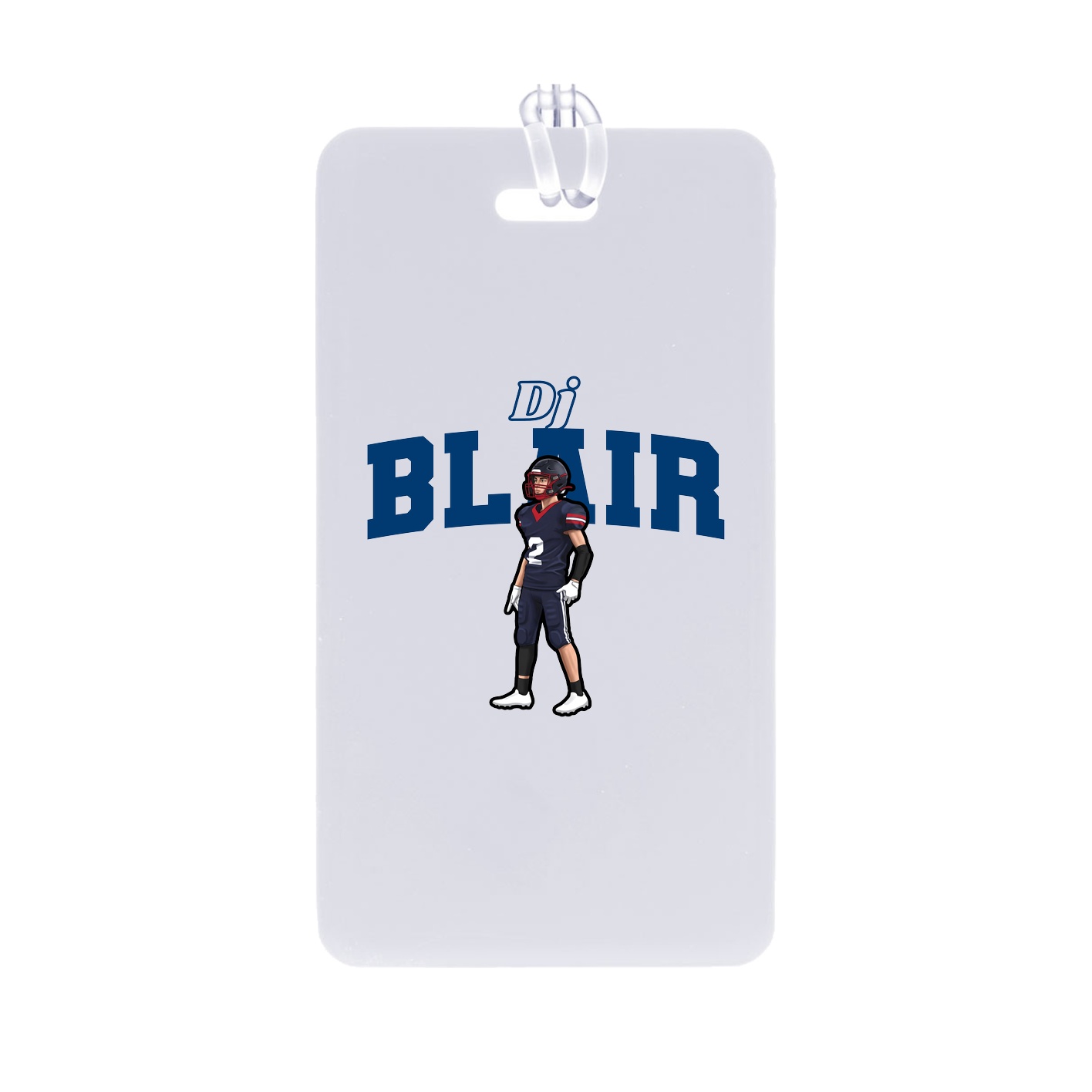 Bag Tag — Name Arch in Classic