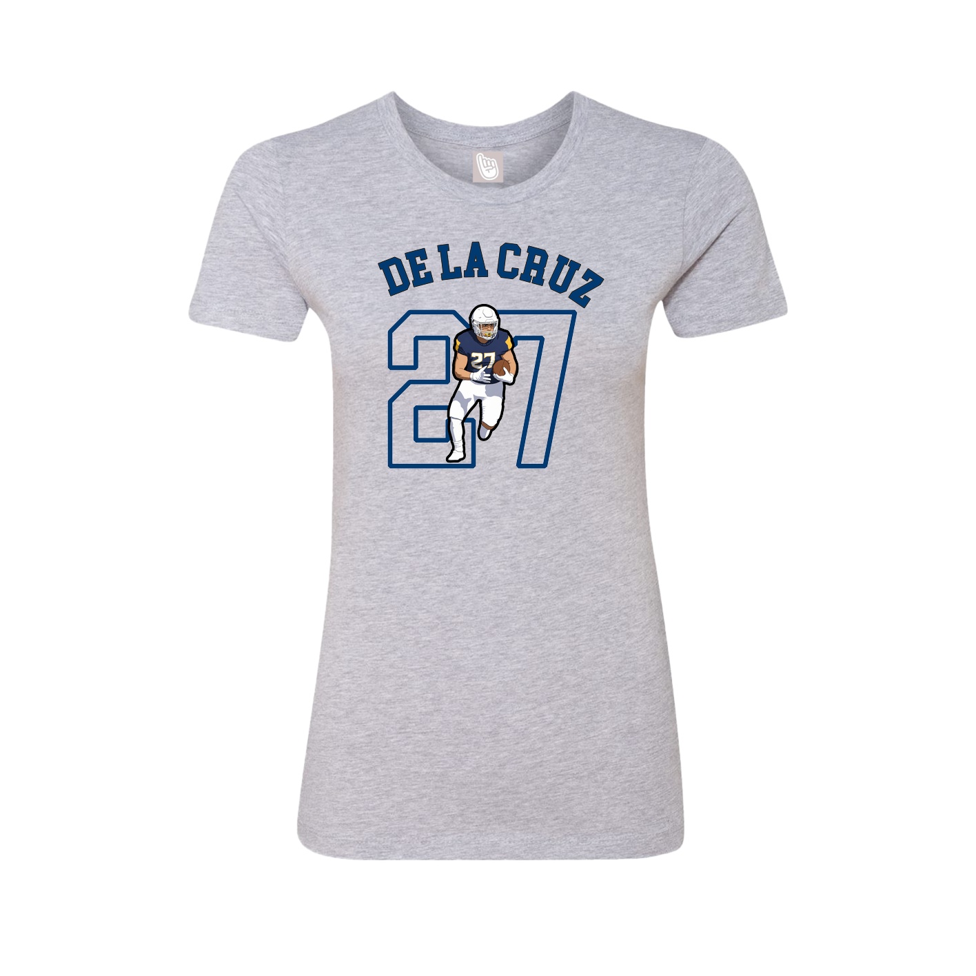 Fitted Women's Tee — Shirsey Arch in Grey