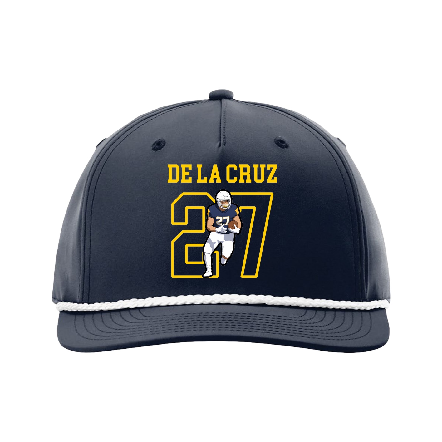 Five-Panel Classic Rope Cap — Shirsey in Navy