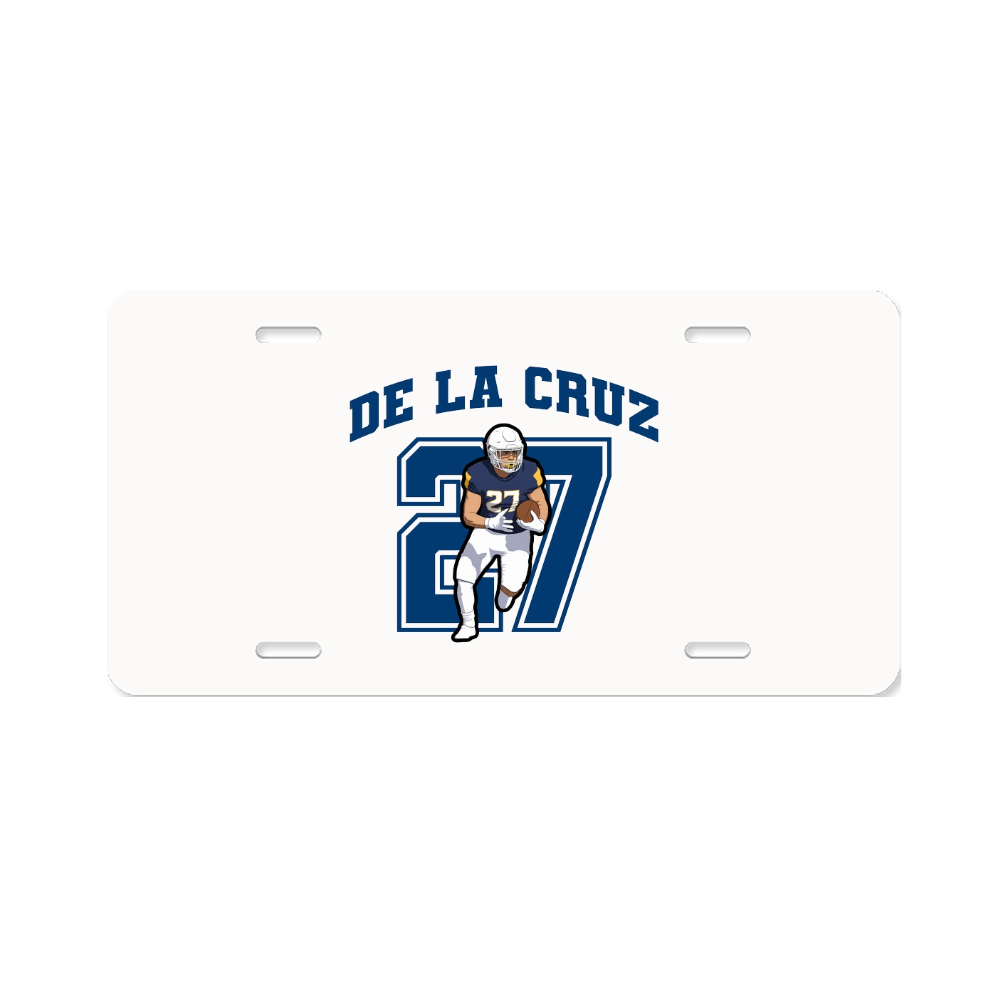 License Plate — Number in Classic
