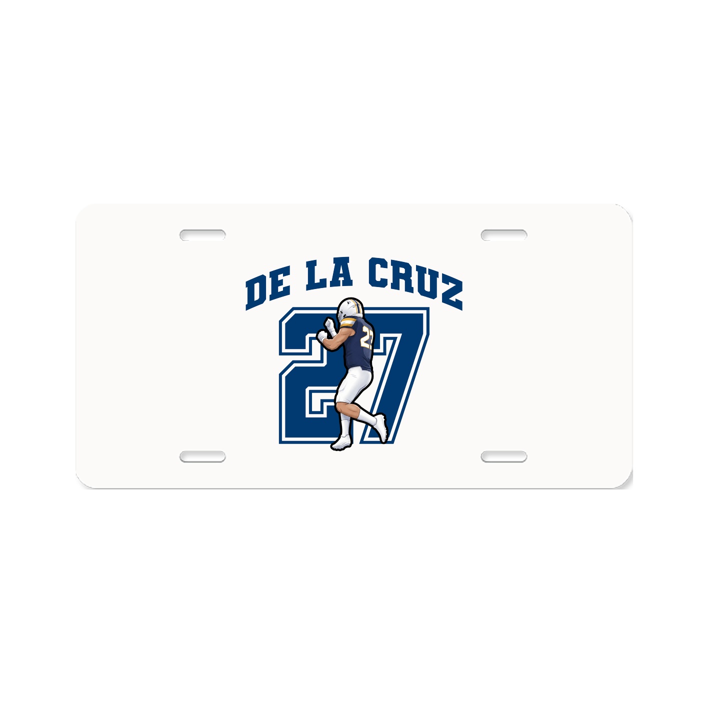 License Plate — Number in Classic