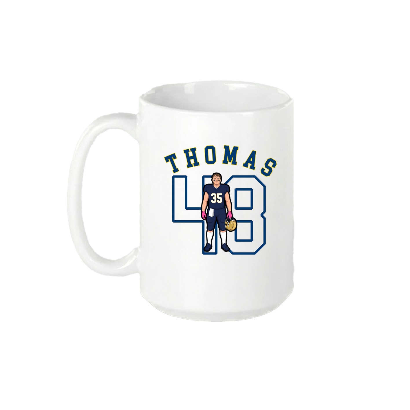 15oz Coffee Mug — Shirsey Arch in White