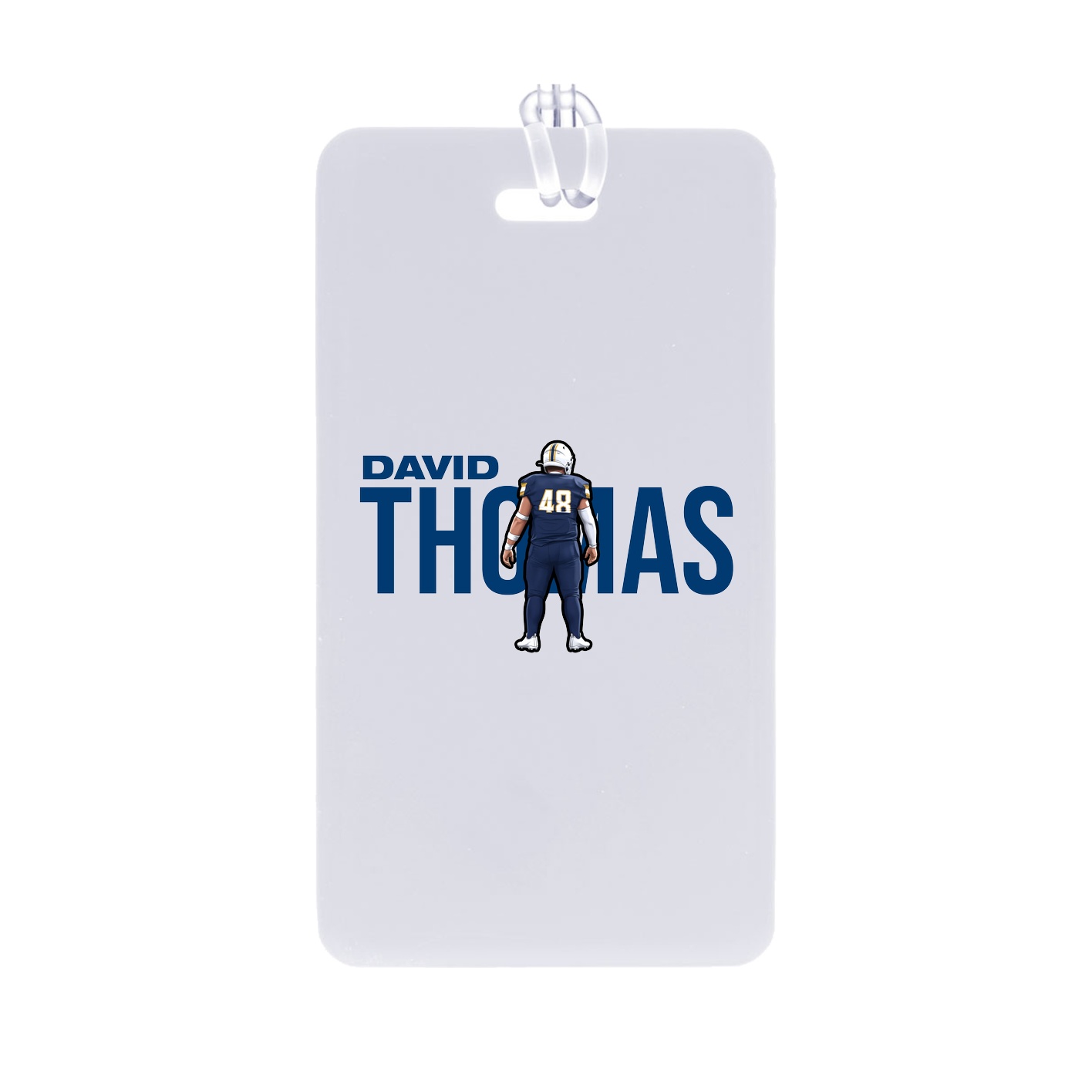 Bag Tag — Player Name in Classic