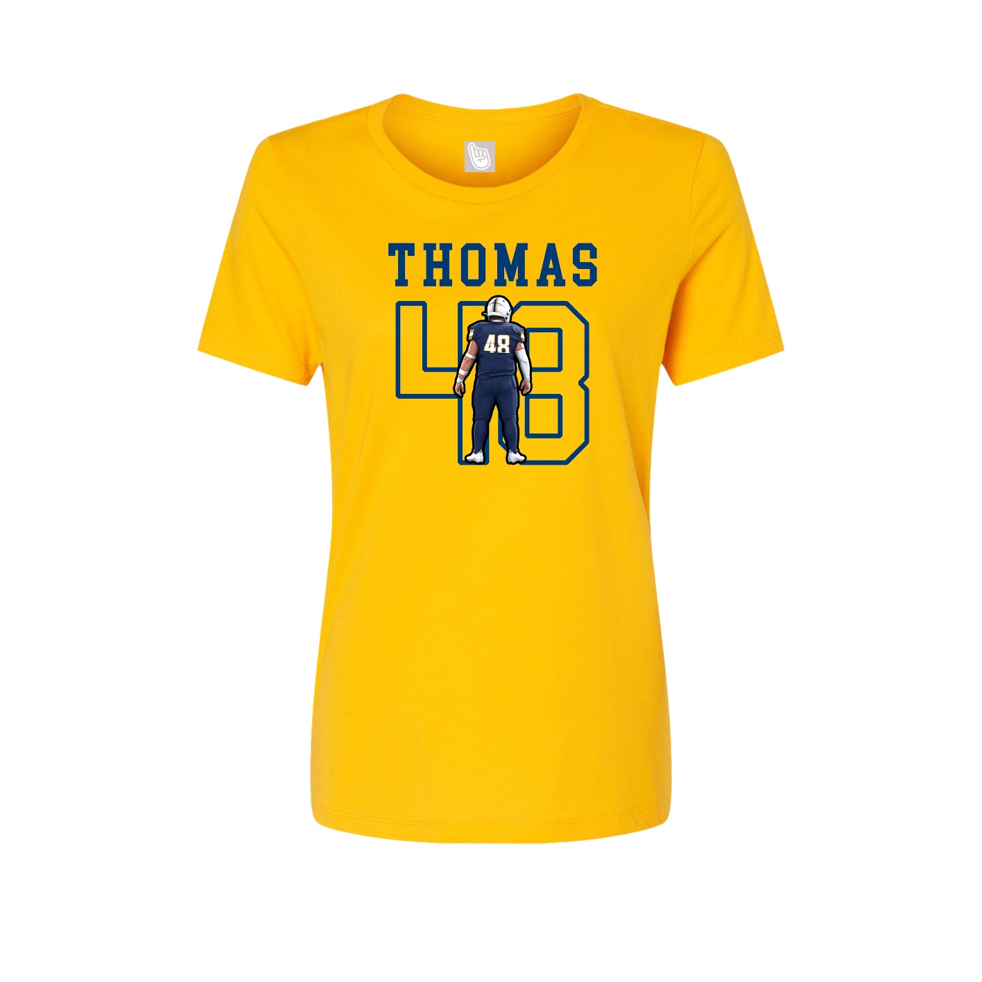 Fitted Women's Tee — Shirsey in Gold